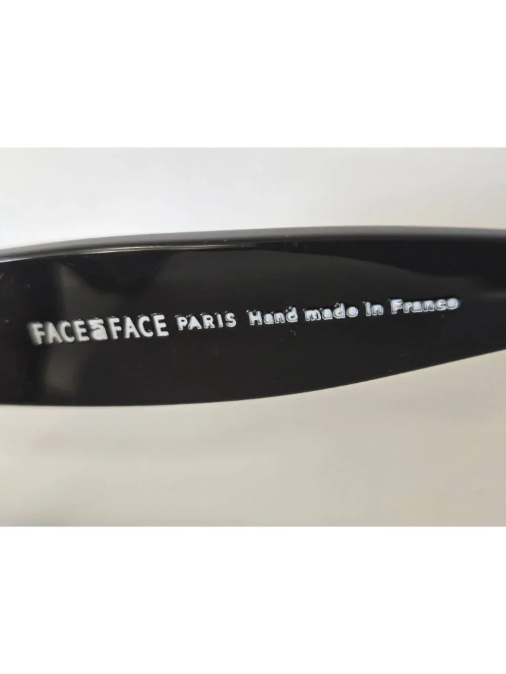 Vintage Handcrafted In France Face a Face Samba Black And Red Rx Sunglasses